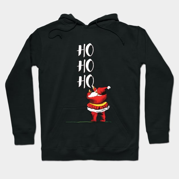 Black Santa Hoodie by digitaldoodlers